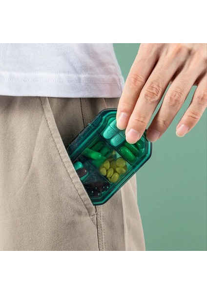 6 Izgara Taşınabilir Ilaç Kutusu Büyük Kapasiteli Mühürlü Şeffaf Neme Dayanıklı Hap Küçük Mücevher Depolama Kutusu (Yurt Dışından) fırsatları