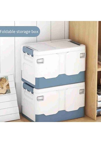 Depolama Kutusu Katlanabilir Kitap Kutusu Öğrenci Sınıfı Saklama Kutusu Atıştırmalık ve Oyuncak Saklama Kutusu Mavi (Yurt Dışından) fırsatları