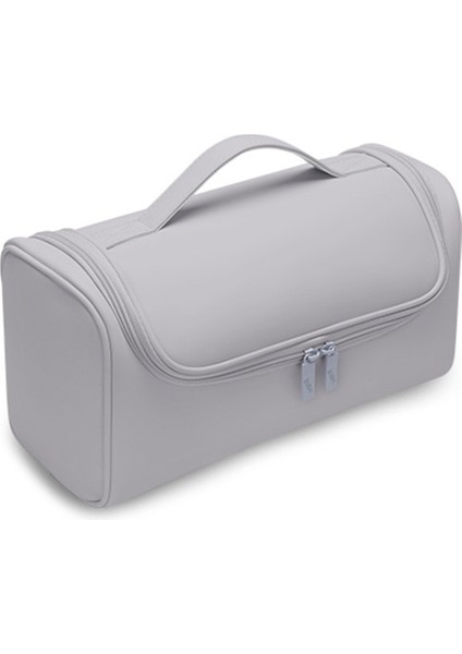 Taşınabilir Gizli Kanca Saç Kurutma Kutusu Kayma Önleyici Kuaförlük Alet Çantası Su Geçirmez Büyük Kapasiteli Depolama Çantası Gri (Yurt Dışından)