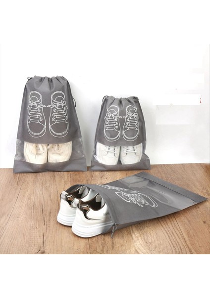 Ayakkabı Depolama Çantası Taşınabilir Seyahat Çantası Gardırop Çantası Su Geçirmez Cep Kıyafetler Için Şeffaf Asma Çanta (Yurt Dışından) indirimleri