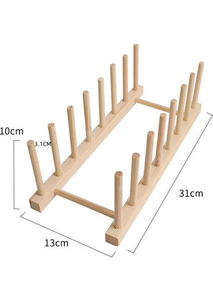 Mutfak Yemek Drenaj Rafı Yemek Takımı Depolama Organizatör Plaka Kurutma Raf Ahşap Kitap Kupaları Ekran Stand Boşaltma Tutucu A (Yurt Dışından)