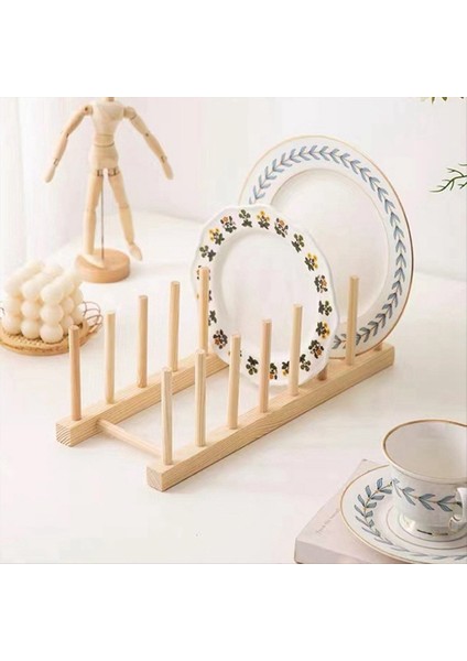 Mutfak Yemek Drenaj Rafı Yemek Takımı Depolama Organizatör Plaka Kurutma Raf Ahşap Kitap Kupaları Ekran Stand Boşaltma Tutucu A (Yurt Dışından) indirimleri