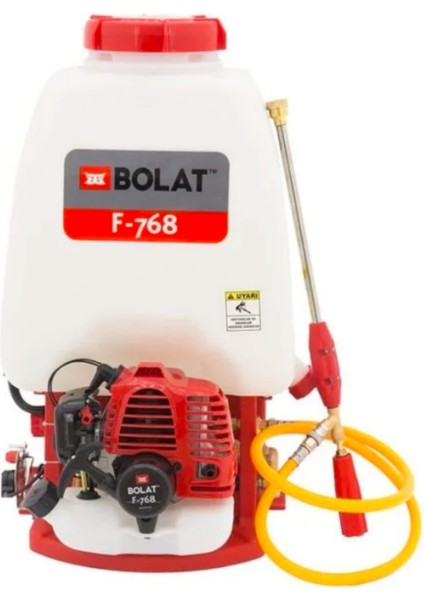 F768 2t Turbo 1.4 bg 25.6cc 35 Bar 12 m 25 Lt 9 kg Benzinli Sırt Tipi Ilaçlama Makinesi