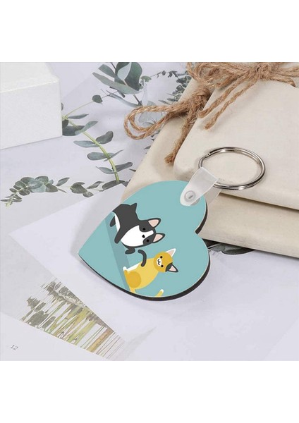 70PCS Kalp Boş Tahta Anahtarlama Anahtarlık Baskısı Anahtarlar Diy Süblimasyon Anahtar Zincirleri Aksesuarları (Çift Taraflı) (Yurt Dışından) fırsatları