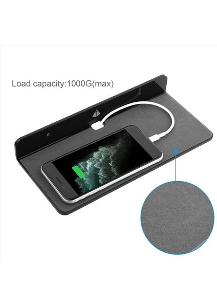 Bluetooth Hoparlör Için 5x Duvar Raf Hoparlör Standı Akrilik Duvar Montaj Ekran Rafı Web Kamerası Cep Telefonları Oyuncak-Siyah (Yurt Dışından) indirimleri