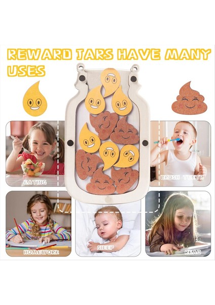 1 Çocuklar Için Ödül Kavanozu Set Sınıfı Ödül Grafik Kamyon Okyanus Temalı Lazımlık Eğitim Ödülleri Davranış Grafiği A (Yurt Dışından) fırsatları