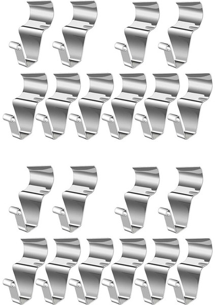 20PCS Sainless Çelik Kancalar Ağır Hizmet Tipi Kancalar Vinil Siding Için Şeyler Asmak Için Delik Yok Vinil Kanca Asılı Açık Dekor (Yurt Dışından)