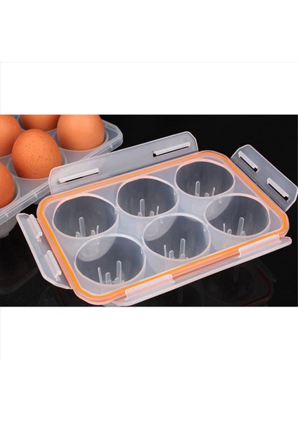 3x Taşınabilir Kamp Şok Geçirmez ve Sızdırmaz 6 Yumurta Taşıyıcı Konteyner Kılıfı Yumurta Taşıyıcı Tutucu Yumurta Saklama Kutusu Kılıfı (Yurt Dışından) fırsatları