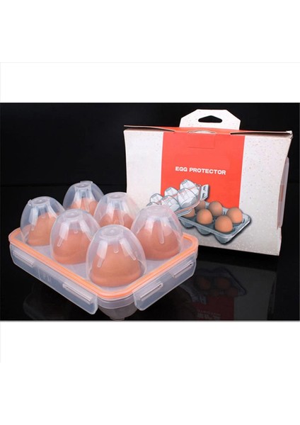 3x Taşınabilir Kamp Şok Geçirmez ve Sızdırmaz 6 Yumurta Taşıyıcı Konteyner Kılıfı Yumurta Taşıyıcı Tutucu Yumurta Saklama Kutusu Kılıfı (Yurt Dışından) indirimleri
