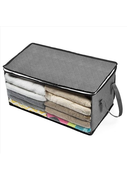 6pcs Yorgan Organizatör Kutusu Katlanabilir Taşınabilir Dolap Istiflenebilir Kutular Dokuma Olmayan Giysiler Depolama Battaniyeleri Koleksiyon Vaka-Gray (Yurt Dışından) fiyatları