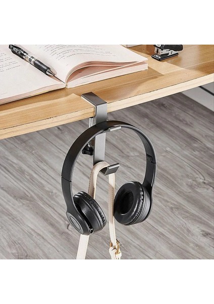 1 Adet Ayarlanabilir Masa Yan Kanca Oyun Kulaklık Masası Askı Sırt Çantası Depolama Delme Olmadan Kanca Standı Gri (Yurt Dışından) indirimleri