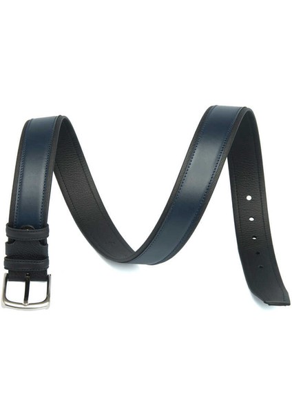 Lacivert Hakiki Deri Erkek Kemer - S1EK00000312-B20