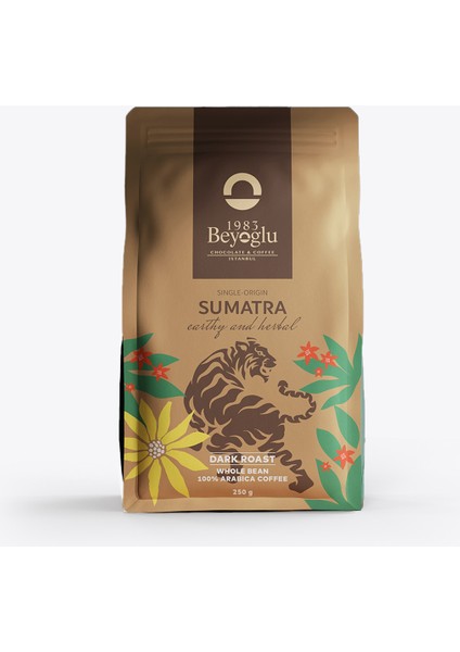 Sumatra Çekirdek Kahve - 250 gr