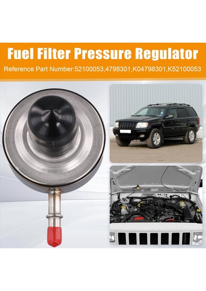 1pc Araç Yakıt Filtresi Basınç Regülatörü Jeep Tj L4 2 5l 1997-2002 Grand Cherokee V8 5 2l 1997-1998 52100053 (Yurt Dışından) fırsatları