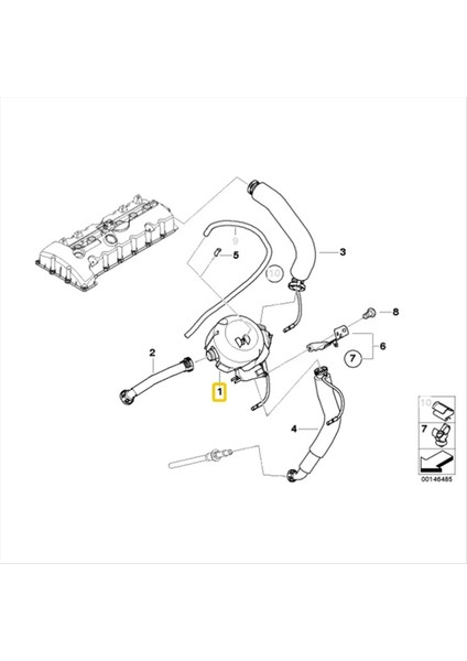 Bmw 1 5 6 7 Serisi E60 525I 530I E90 325I Z4 E85 11617531423 11 61 7 531 423 (Yurt Dışından) indirimleri