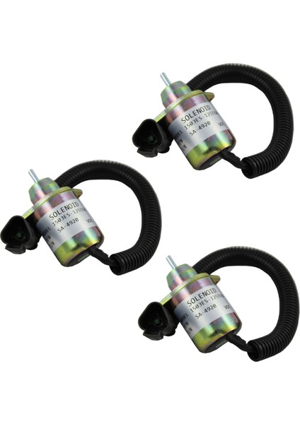 3x Durduran Kapat Etiyorum Solenoıd Yanmar Motoru Termo Kıng 41-6383&#39 Ün Yerini Alıyor (Yurt Dışından)
