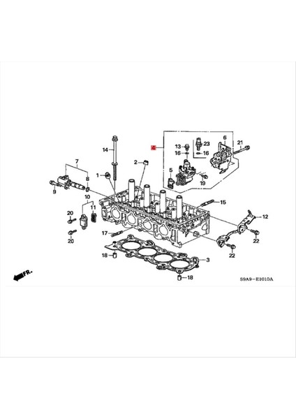 Araba Değişken Valf Zamanlaması Solenoid 15810-RAA-A03 15810AAA02 Honda Accord Civic Cr-V Acura 2002-2009 15810AAA01 (Yurt Dışından) fiyatları