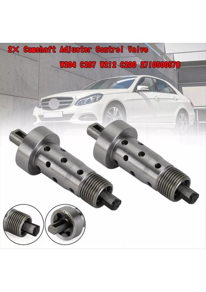 Mercedes Için 2pcs Benz W204 C207 W212 C200 2710500578 Araba Eksantrik Mili Düzenleyici Kontrol Vanası 2710500478 (Yurt Dışından) fiyatları