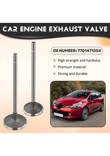 Otomobil Motor Giriş Egzoz Giriş Valf Kiti Renault Clio Megane Laguna Scenic Kangoo Modus 1 4 7701471354 (Yurt Dışından) fırsatları