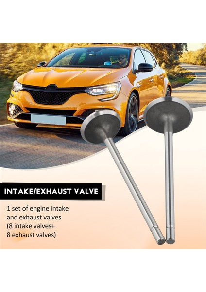 Otomobil Motor Giriş Egzoz Giriş Valf Kiti Renault Clio Megane Laguna Scenic Kangoo Modus 1 4 7701471354 (Yurt Dışından) indirimleri