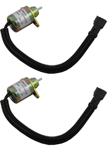 2x Durduran Kapat Etiyorum Solenoıd Yanmar Motoru Termo Kıng 41-6383 (Yurt Dışından)