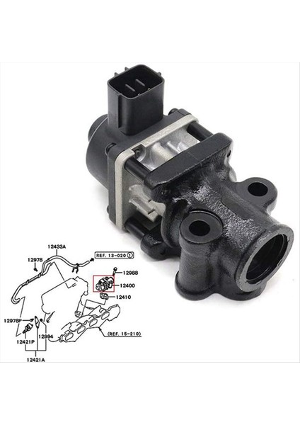 Mitsubishi Eclipse Galant Lancer Outlander Için Egr Valf 2 4l 2004-2012 EGR1672 EGR4300 MR578913 EGV913 (Yurt Dışından) fırsatları