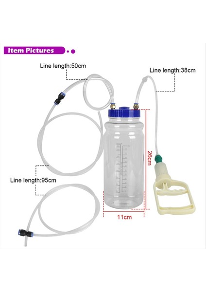 Vakum Pompa Bakım Aracı Seti Manuel Negatif Basınç Pompası Bakım Aracı Evrensel 2l (Yurt Dışından) modelleri