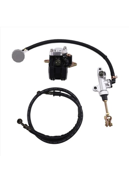 Yamaha Banshee Için Yağ Kupası ve Ana Silindir Hortumu ile Arka Fren Kaliperi 350 YFZ350 87-06 1U-2580W-01-00 (Yurt Dışından)