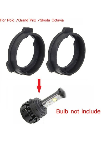 2x H7 LED Tutucu Klips Adaptörü Tutucu Far Ampulü Için Polo Turan Gran Lavida Skoda Octavia Morris Garajlar Grand (Yurt Dışından) modelleri