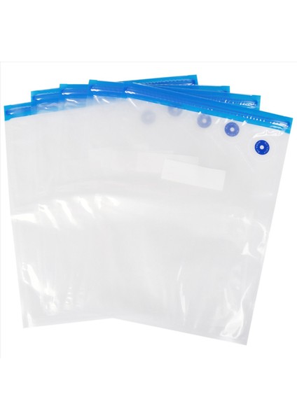 5pcs Elektrikli El Vakum Sızdırmazlık Müdürlüğü Için Yeniden Kullanılabilir Vakum Gıda Depolama Fermuar Torbaları 26 x 34 cm (Yurt Dışından) modelleri