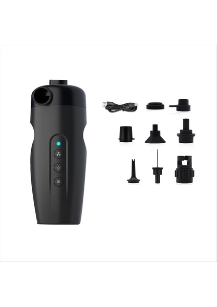 Şişme Için Taşınabilir Elektrikli Hava Pompası Hava Yatak Yatakları Tekneler Havuz Şamandıraları Için 20PSI Şarj Edilebilir Hava Pompası (Yurt Dışından)