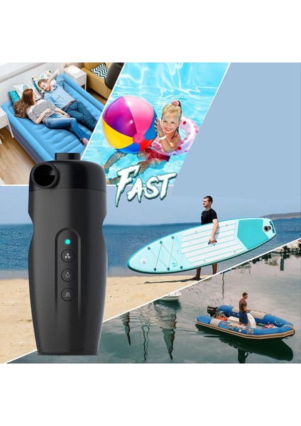 Şişme Için Taşınabilir Elektrikli Hava Pompası Hava Yatak Yatakları Tekneler Havuz Şamandıraları Için 20PSI Şarj Edilebilir Hava Pompası (Yurt Dışından) indirimleri