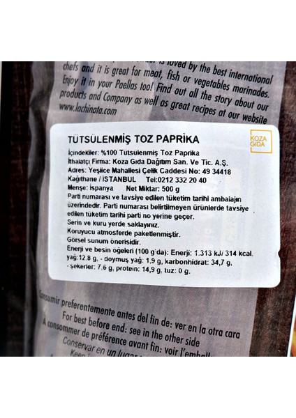 Tütsülenmiş Tatlı Biber Tozu 500 gr modelleri