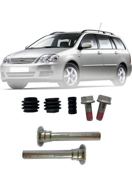 2x Ön Fren Kaliper Kaydırıcı Pim Kılavuzu Toyota Corolla E12 2002-2007 BCF1376A (Yurt Dışından) fiyatları