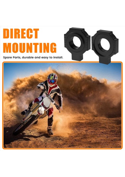 Motosiklet Zinciri Ayarlayıcı Regülatör Kaydırıcı Blok Ktm Exc Excf Xc Xcw 125 200 250 300 350 450 500 525 Siyah (Yurt Dışından) fırsatları