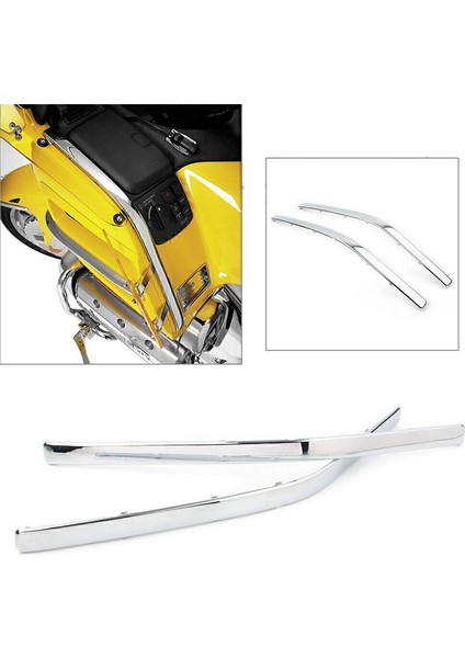Honda Goldwing GL1800 01-11 Için Krom Trim Şeridi Yan Kutu Trim Motosiklet Aksesuarları (Yurt Dışından) fiyatları