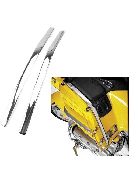Honda Goldwing GL1800 01-11 Için Krom Trim Şeridi Yan Kutu Trim Motosiklet Aksesuarları (Yurt Dışından) modelleri