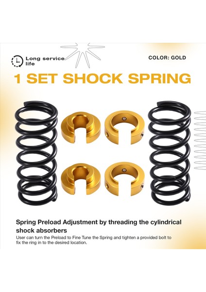 Yamaha Için TMAX500 TMAX530 TMAX560 Sx Dx Asansör Koltuk Yay Şok Emici Struts Silahlar Asansör Destek Altın (Yurt Dışından) indirimleri