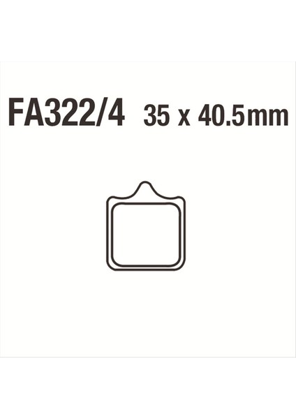 Motosiklet Ön Disk Fren Balataları Arka Bakır Substrat Metal Sinterleme FA322 Ducati Ktm Aprilia Benelli Brembo Tm (Yurt Dışından) fiyatları