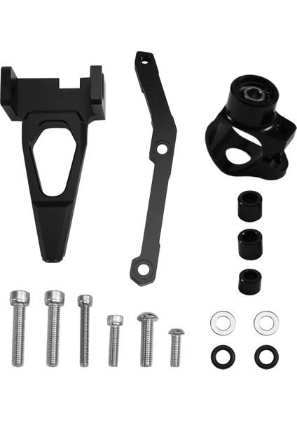 Yamaha MT09 FZ09 2013-2020 Direksiyon Damper Braket Parçaları Için Motosiklet Direksiyon Damper Damper Sabetçi Braket Montaj Kiti (Yurt Dışından)