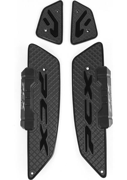 2025 Için Honda PCX160 PCX125 Motosiklet Ayak Demirleri Alüminyum Alaşım Pedalı Modifiye Modifiye Kana Dövüş Ayak Çekimi Siyah (Yurt Dışından)