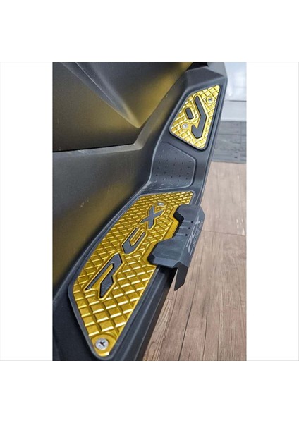 2025 Için Honda PCX160 PCX125 Motosiklet Ayak Demirleri Alüminyum Alaşım Pedalı Modifiye Modifiye Kana Dövüş Ayak Çekimi Siyah (Yurt Dışından) fırsatları