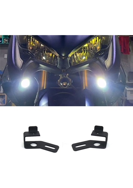 Yamaha Için Motosiklet Aksesuarları TMAX530 TMAX560 Tmax 530 Tmax 560 Sis Lambası Spot Işık Braketi 2017-2021 (Yurt Dışından) modelleri