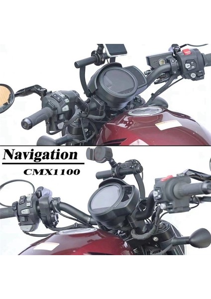 Motosiklet Cep Telefonu Navigasyon Gps Braketi Honda REBEL1100 CMX1100 Rebel 1100 CMX1100 2021 2022 (Yurt Dışından) indirimleri