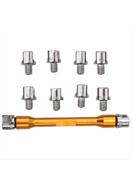 Motosiklet Kolu Konuşan Anahtar Cnc Set 5 0-6 8 Uzunluk 93MM/3 7in Çoğu Motosiklet Lastik Onarım Anahtarı Altın (Yurt Dışından) fırsatları