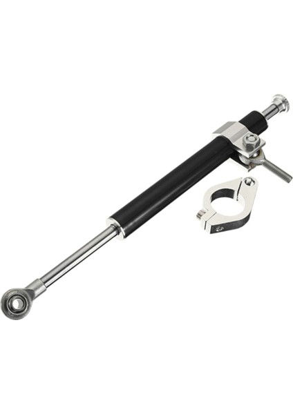 330MM Evrensel Motosiklet Direksiyon Damper Sabitleyici Damper Damper Striper Şok Emici Yön Güvenlik Kontrolü Siyah (Yurt Dışından)