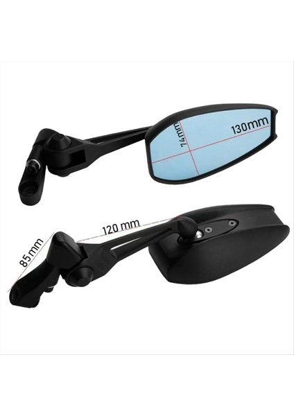 Motosiklet Dikiz Aynaları Gidon Arka Görünüm Aynası Gidonlar Aynalar Motosiklet Aksesuarları (Yurt Dışından) modelleri