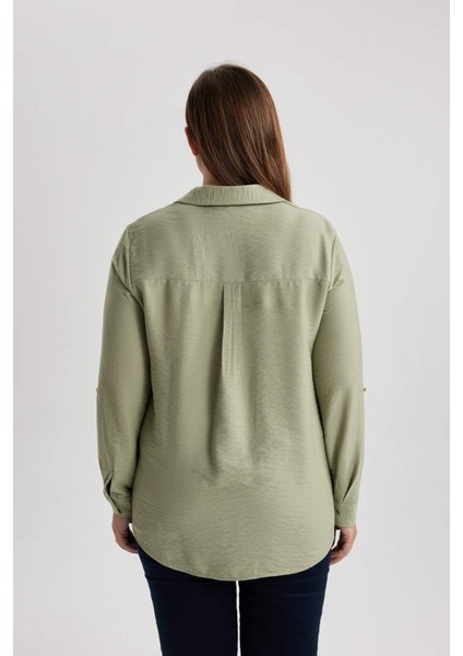 Regular Fit Uzun Kollu Gömlek M9407AZ23AU