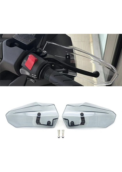 Motosiklet Yükseltme Handguards Kalkanı El Koruma Koruyucu Ön Cam Honda Nss 350 NSS350 2023 (Şeffaf) (Yurt Dışından) fırsatları