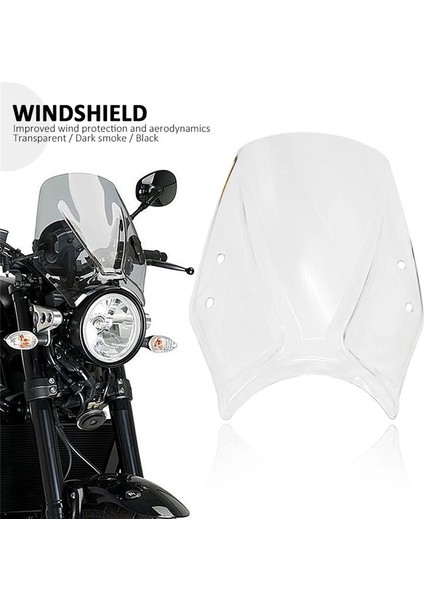Yamaha Xsr 900 XSR900 XSR700 XSR700 2016- (Şeffaf) Için Braket ile Motosiklet Ön Cam Ön Sapı (Yurt Dışından) fiyatları